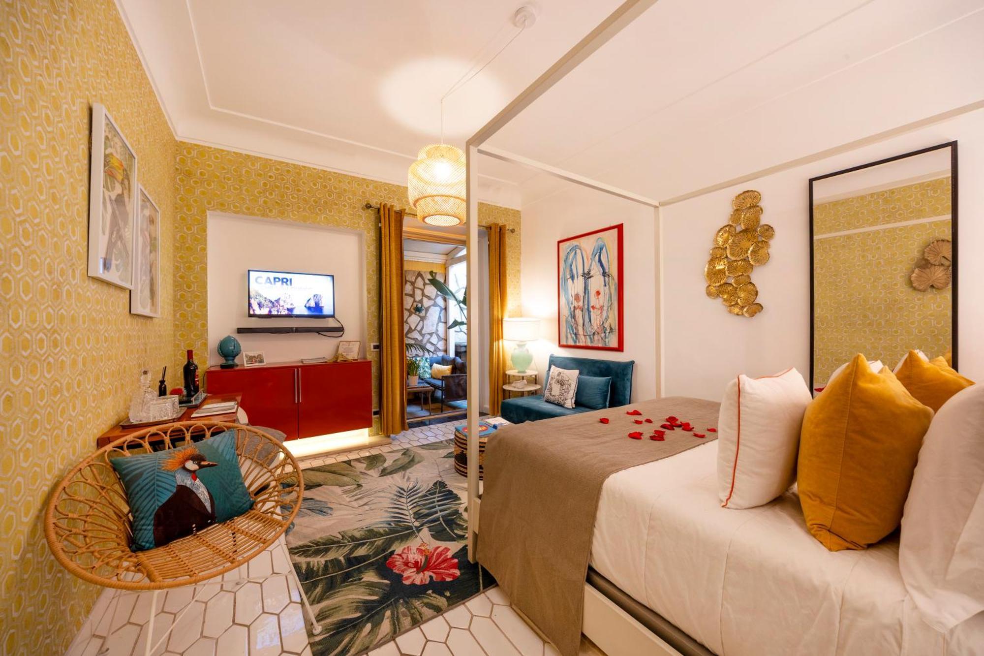 Suite Apartment Capri Con Jacuzzi In Piazzetta Dış mekan fotoğraf